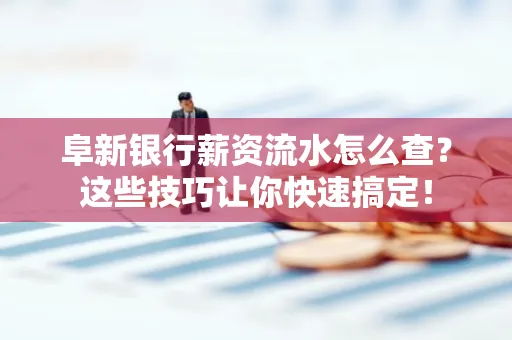 阜新银行薪资流水怎么查？这些技巧让你快速搞定！